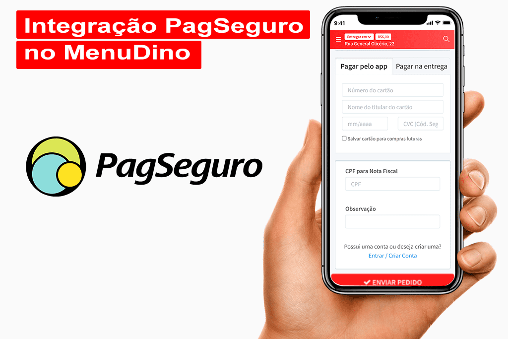 Chegou a Integração PagSeguro no MenuDino para Pagamentos Online
